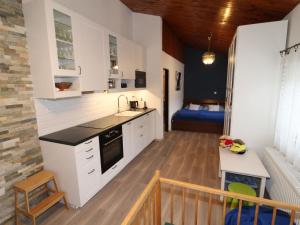 Kuchyň nebo kuchyňský kout v ubytování Holiday Home Desná v Jizerských horách by Interhome
