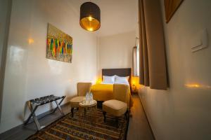 Posezení v ubytování Riad Shanima SPA Marrakech