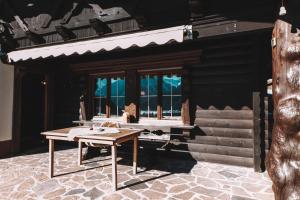 Posezení v ubytování Alpenherz Chalet