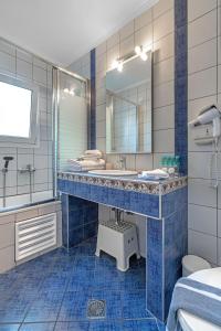 Koupelna v ubytování Hotel Lido Thassos