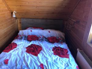 Postel nebo postele na pokoji v ubytování Inni Järve Puhkemaja