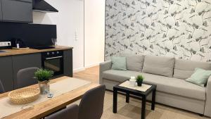 Kuchyňa alebo kuchynka v ubytovaní SípSix Apartment - modern 2 bedroom newly renovated flat with AC in Budapest city centre