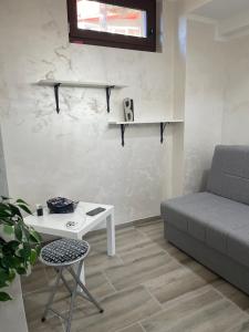 Khu vực ghế ngồi tại Apartman Una
