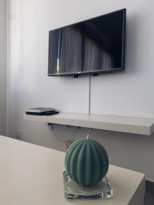 TV tai viihdekeskus majoituspaikassa Apartamentos Cataira