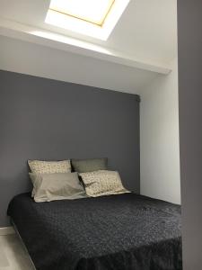 Postel nebo postele na pokoji v ubytování Gîte de chenieux