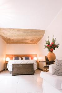 Cama o camas de una habitación en Hotel Quinta do Porto