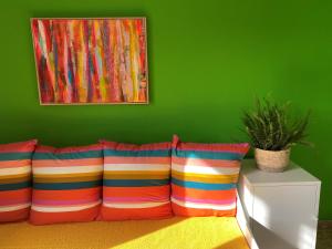 A seating area at The Beachhouse Apartments