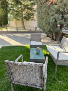 Posezení v ubytování Apartment Garden
