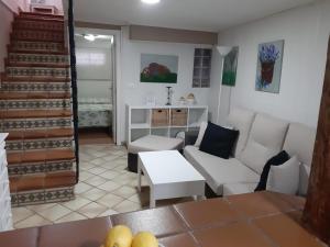Część wypoczynkowa w obiekcie Apartamento en sanxenxo duplex