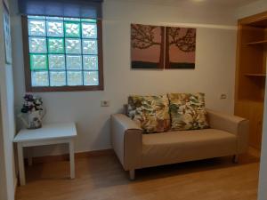 Część wypoczynkowa w obiekcie Apartamento en sanxenxo duplex