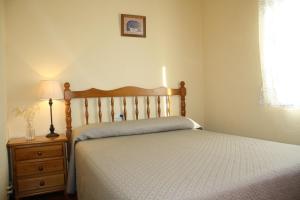 Postel nebo postele na pokoji v ubytování Albergue Los Chorros