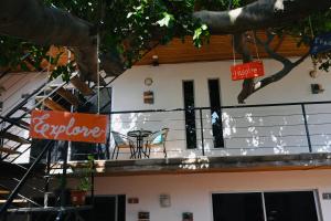 Μπαλκόνι ή βεράντα στο Ocean Lovers Hostel & Apartments