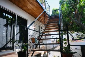 Μπαλκόνι ή βεράντα στο Ocean Lovers Hostel & Apartments