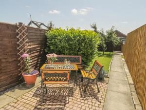 En have udenfor Cloverleaf Cottage