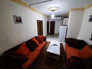 O zonă de relaxare la Petra Visitors Hotel