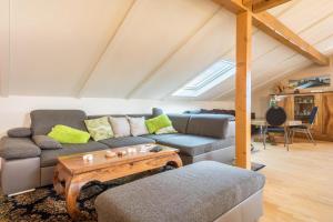 Posezení v ubytování Luxuriöses Penthouse-appartement