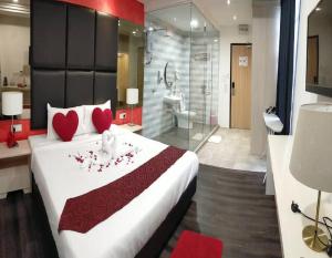 Postel nebo postele na pokoji v ubytování Seeds Hotel Ampang Point
