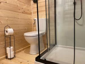 Kúpeľňa v ubytovaní Domek Na Winklu