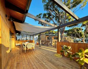 A balcony or terrace at Apartamentos Biopasivos Living Pura Madera