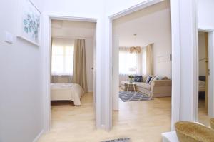 Posteľ alebo postele v izbe v ubytovaní Victus Apartamenty, Apartament Family&Friends