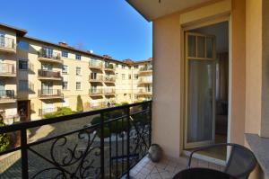 Balkón alebo terasa v ubytovaní Victus Apartamenty, Apartament Family&Friends