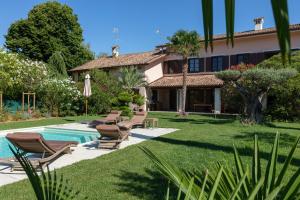 Zahrada ubytování Doppelhaus Villa Casa Alpe Adria