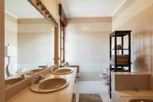 Koupelna v ubytování Doppelhaus Villa Casa Alpe Adria