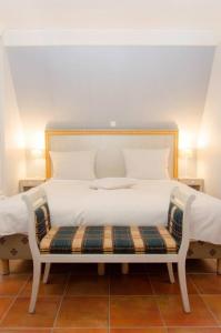 Postel nebo postele na pokoji v ubytování Hotel Borchers