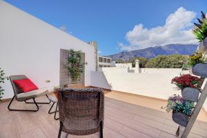 Nespecifikovaný výhled na hory nebo výhled na hory při pohledu z apartmánu