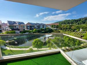 Naturlandskabet i nærheden af villaen