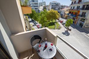 Balkón nebo terasa v ubytování M City Hotel