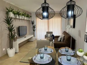 Część wypoczynkowa w obiekcie Apartamento Nemingzhen Tarifa