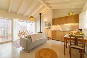 Kuchyň nebo kuchyňský kout v ubytování Casinha do Burro, Casas do Poente, Rogil, Aljezur