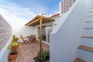 Balkón nebo terasa v ubytování Casinha do Burro, Casas do Poente, Rogil, Aljezur