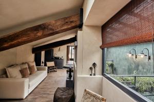 Relais Castello di Morcote的休息区
