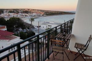 En balkong eller terrasse på Hostal Noray