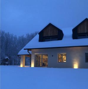 L'établissement Loft Naturalpina Dolomiti Farm en hiver