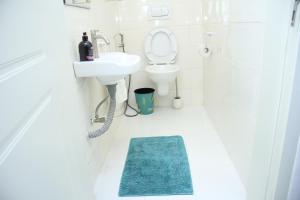 Vannituba majutusasutuses Cosy 2-Bedroom Apartment With Superfast Wifi and 24x7 Security and Electricity