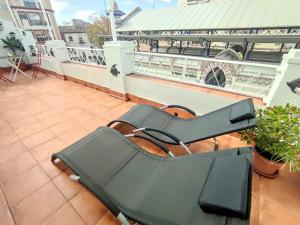 Balkón alebo terasa v ubytovaní La Terraza de Salomon ApartamentosMalagaManagement