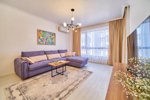 Χώρος καθιστικού στο Premium center apartment in Grand Karavel