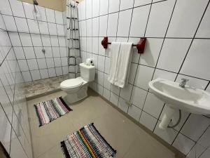 Koupelna v ubytování Cabañas Daneysha