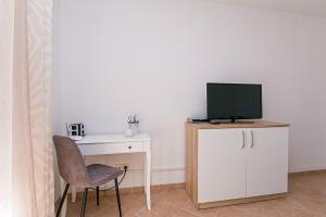 TV a/nebo společenská místnost v ubytování Seaview Center House Brela