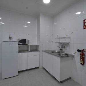 Virtuve vai virtuves zona naktsmītnē Casucho da Peregrina