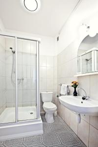 Kúpeľňa v ubytovaní Hotel Arkadia
