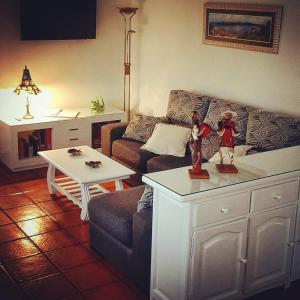 A seating area at Posada Marina