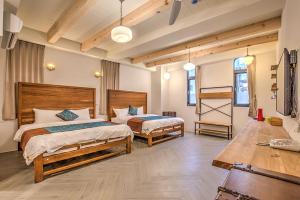 Llit o llits en una habitació de Wien Art Villa