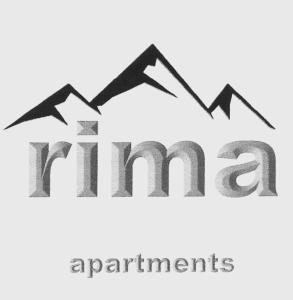 a sign that readsarma organizations with a mountain at rima apartments in Hippach