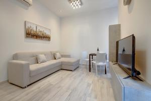 Predel za sedenje v nastanitvi Modern Apartment in the Best Area of Sliema