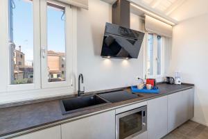La Terrasse tesisinde mutfak veya mini mutfak