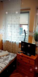 Telewizja i/lub zestaw kina domowego w obiekcie Villa Veronika